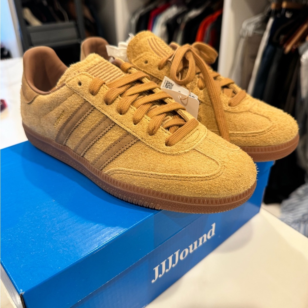 adidas jjjjound samba “tobacco” color